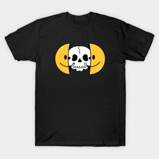 Smile it won't kill you Skull T-Shirt